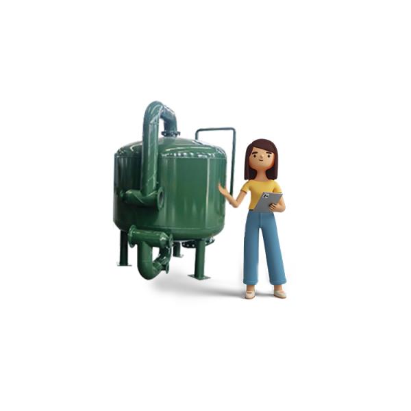 IEPP Manufacturer Supplier Gray Water Treatment Industrial Quartz Sand tank Filter Active Carbon Filtering Charcoal Clearifier