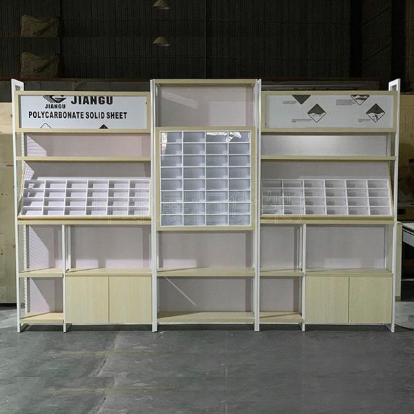 Wood Jewelry Necklace Display Stand Cabinet for Retail Shops Studio Painting Holder