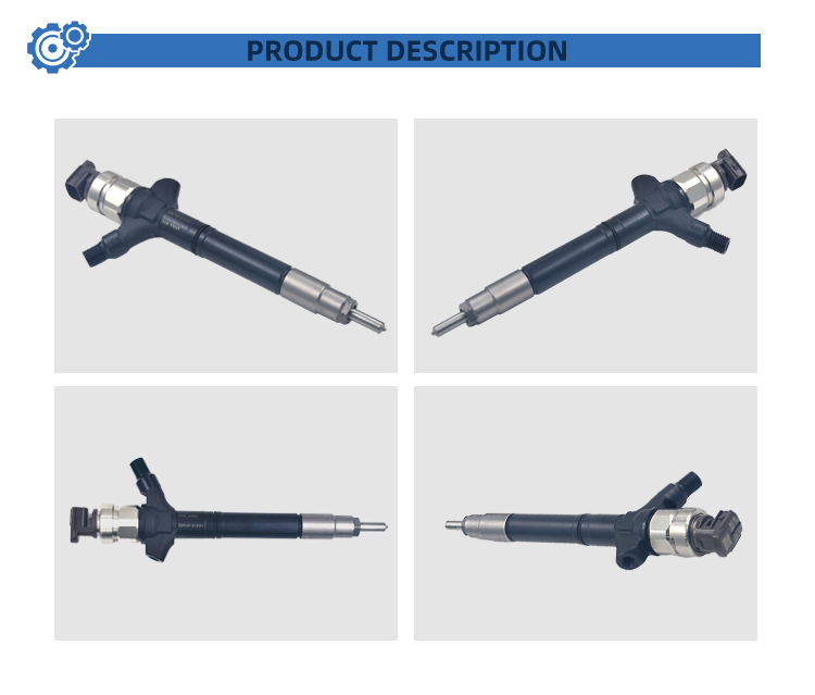 Steel 23670-51020 23670-51030 Auto Parts Engine Diesel Nozzle Common Rail Fuel Injector for Toyota LAND CRUISER