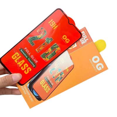 Protector de tela de vidro temperado de alta qualidade 21D Full Glue Sensitive Touch Tempered Glass Protector para Iphone Xr Xs Max X