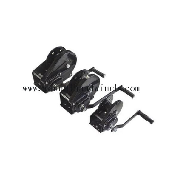 Customized Manual Marine Pulling Hand Winch / Automatic Brake Winch 1200lbs