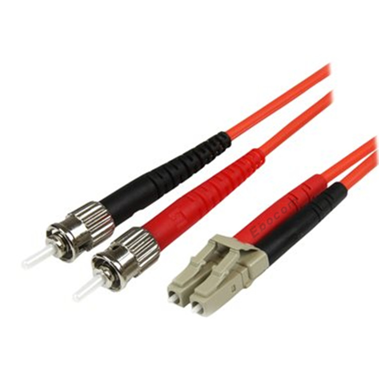 LC-ST Simplex Fiber Patch Cable Om2 50/125 2.0 3.0 3m 5m Multimode Fiber