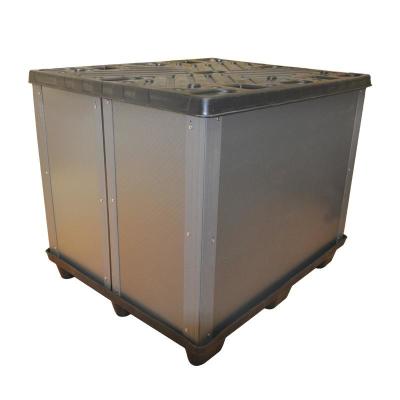 HDPE Plastic Coaming Board Crate Correx Folding Plastic Pallet Box