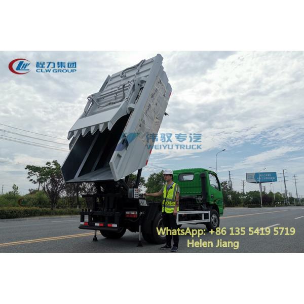 Dongfeng 4x2 Small Hydraulic Rear Loader Garbage Truck