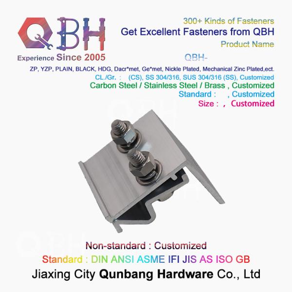 Stainless Steel Solar Panel Roof Clamps Photovoltaic Support Accessories General Purpose Hardware