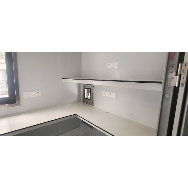 HUAAO ISO GMP Dust-Free PVC Wall Panel Modular Clean Room for Laboratories and Workshops FFU Clean Booth Assembly with Hard Wall