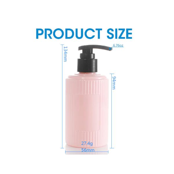 94mm Pink Toothpaste Bath PET Plastic Facial Cleanser Bottle