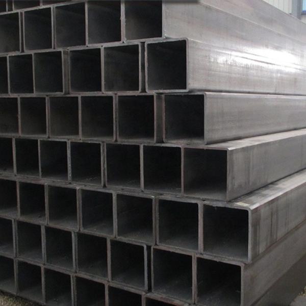 Black Iron Mild Steel Square Tube ASTM A335 P23 3-20mm Wall Thicness