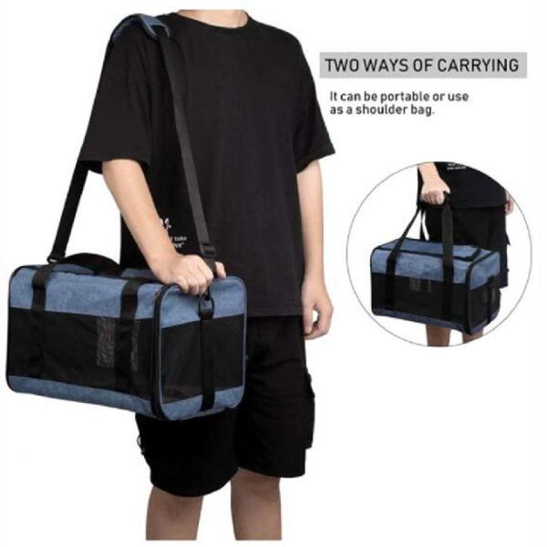 Perro respirable portátil aprobado Cat Travel Bag del portador del animal doméstico de la línea aérea