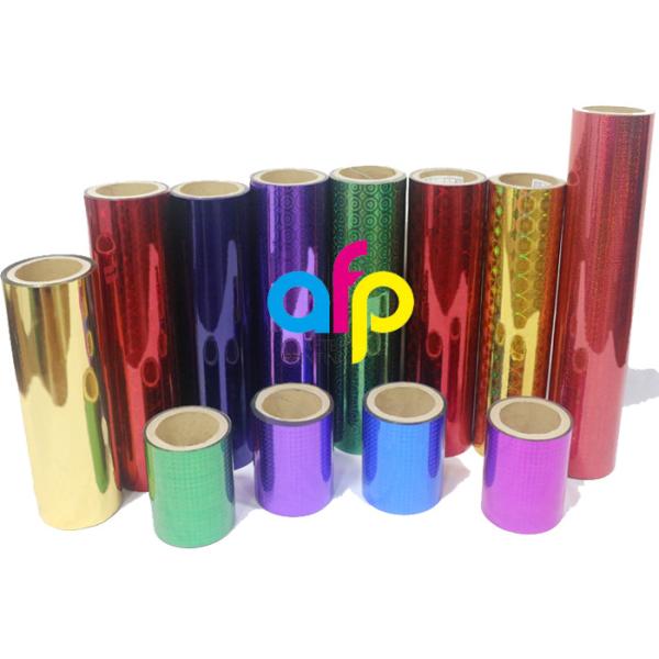 26 Mic Holographic Lamination Film , Packing Premium Cold Laminating Film