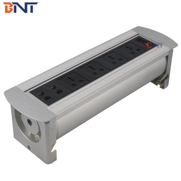 four network  interface used in office room  manual flip up socket  MK1144