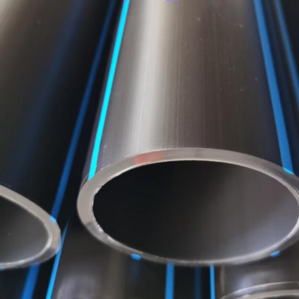 Pe100 Hdpe Tubos de drenagem Dimensões Dn20mm-630mm Para transporte de lama