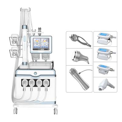 5MHZ RF 7 em 1 onda de choque Multifunction da máquina de Cryolipolysis da cavitação