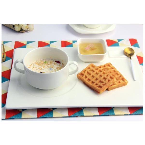 Savall Restaurants Round White Porcelain Dessert Bowls Customized