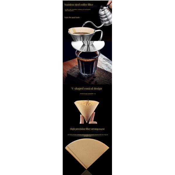 Unbreakable Stainless Steel Dripper for Milk Tea Portable Handle Foam Maker Included