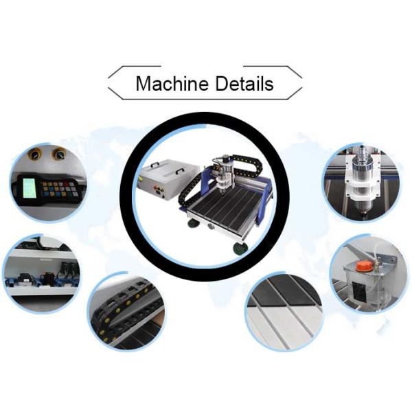 Cast Iron CNC Milling Machine / CNC Engraver Machine For Soft Materials Carving