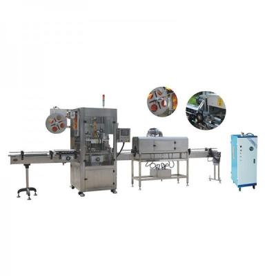Full Automatic Bottle Packing Plant PVC Sleeve Shrink Label Applicator Machine