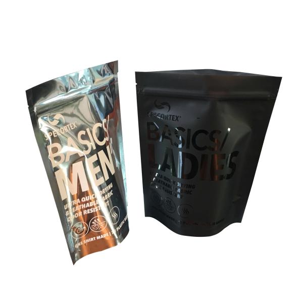 Custom Logo Printing Aluminum Foil Zip Lock Underwear Plastic Storage Travel Waterproof Packaging Bag