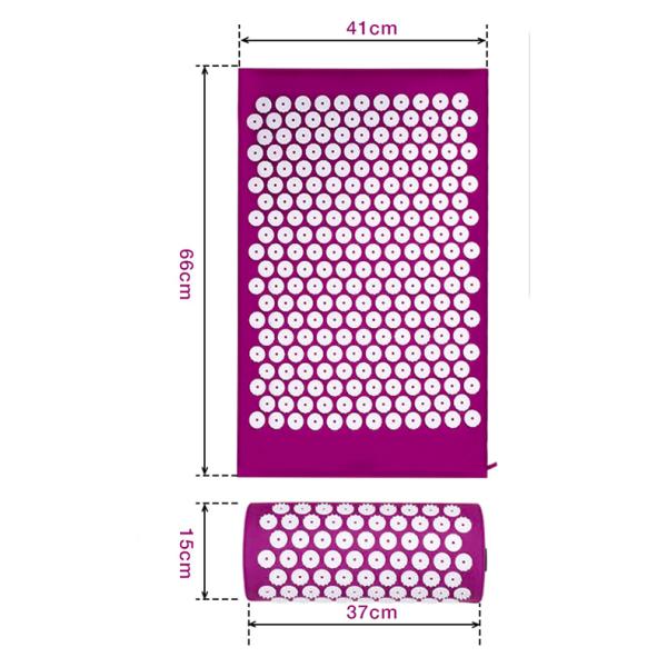 Кровать циновки точечного массажа Multi Yogi ABS цветов пластикового обнаженная циновки йоги ногтей Antiwear