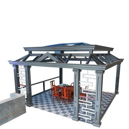 3mm Glass Aluminum Sunshine Room