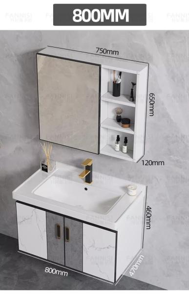 Eco Aluminum Vanity Washbasin Cabinet Designs countertop Dining Basin Cabinet