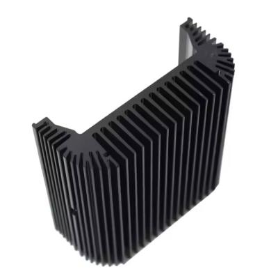 Industrial Aluminum Profile Shaped Heatsink Cnc Precision Machining Aluminum High-power High-density Tooth Heat Sink