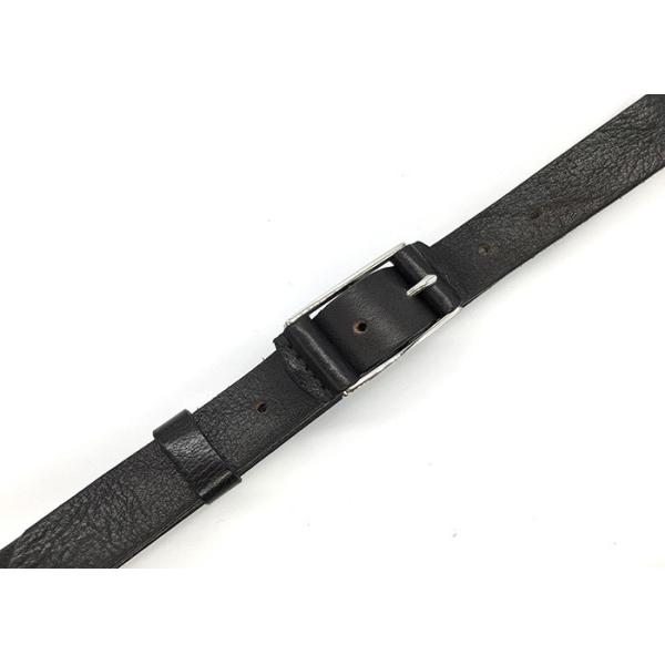 Fashionable Black Genuine Leather Belt For Women Customized Size