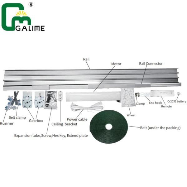 Seamless Motorized Curtain Track Connector for Easy Splicing and Optimized Global Shipping