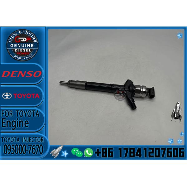 Diesel Fuel Engine Injector 095000-7670 Common Rail Fuel Injection Nozzle 23670-09280 For Toyota