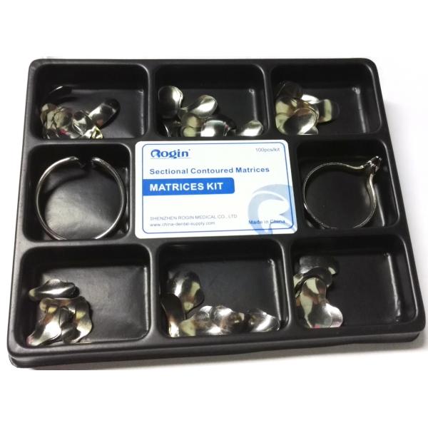 Dental Russian Type Metal Matrices Assorted Kit Stainless Steel Matrices