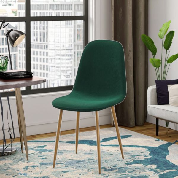 Wholesale Modern Restaurant Fabric Dining Chair Upholstered Accent Chairs Leisure Soft Cushion Back Rest Chair for Restaurant