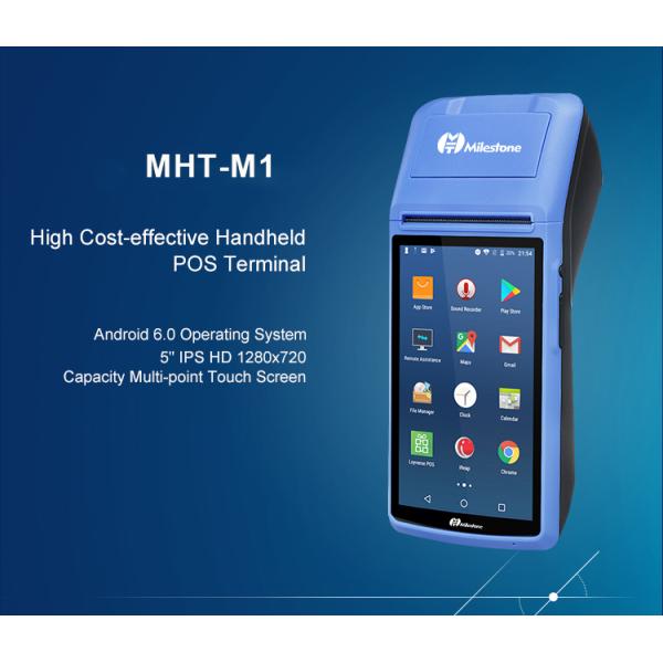 Barway Android System Scanner Touch Screen Handheld Pos Terminal Machine with Printer