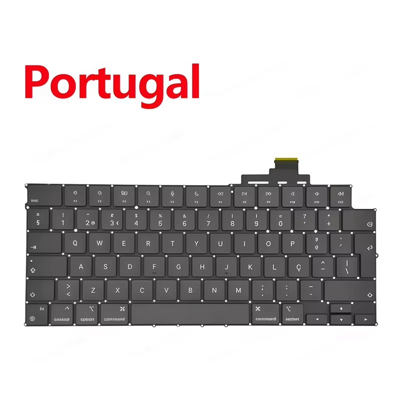Brand New Replacement Keyboard for MacBook Air M2 13.6 Retina A2681 with Multiple Language Layouts US UK English Danish Swedish Arabic Hungarian Czech etc