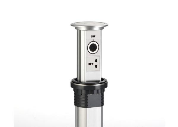 Pop Up Design Countertop Electrical Outlet Space - Saving IP44 Waterproof
