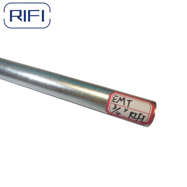 RIFI Hot Dip Galvanized EMT Conduit Pipe 1/2 Inch For Electrical Metallic Tubing
