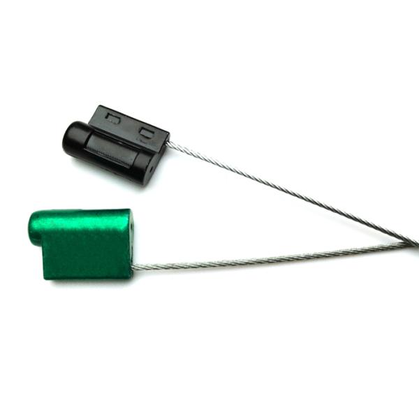 Tamper Proof Pull Tight Zinc Alloy Container Door Lock Cable Seal with 2.74 KN Tensile Strength