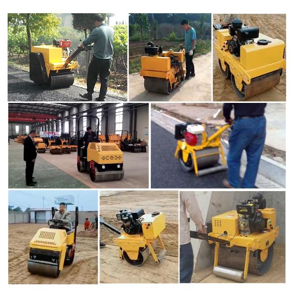 Safety Comfort Small Road Roller Machine 16hp 2000kg HW2T CE Certified