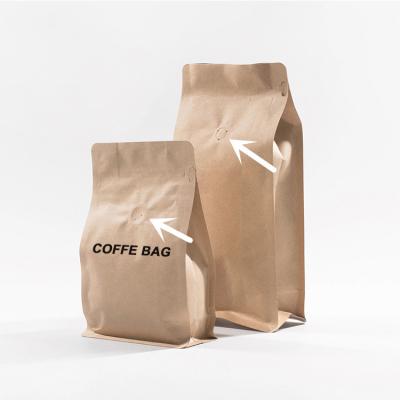 saco inferior liso da folha de alumínio do café de 16oz 1lb com a uma válvula da maneira