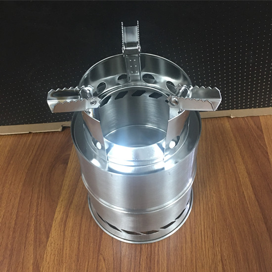 Firewood Portable Outdoor Smokeless Stove Stainless Steel Backyard Bonfire Pit