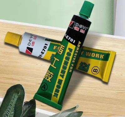 Collage de réparation de métaux pour le réservoir d'eau du radiateur de voiture en acier fer 100g AB Collage de soudage