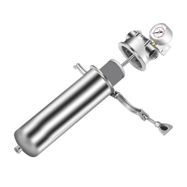 Food Grade 304 Stainless Steel Pre Filter 40 Microns 10Tons Whole House Water Treatment System