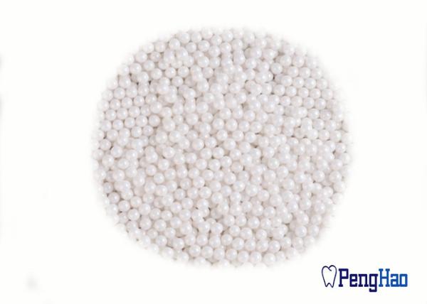 High Efficiency Sintered Zirconia Silicate Beads In White Color