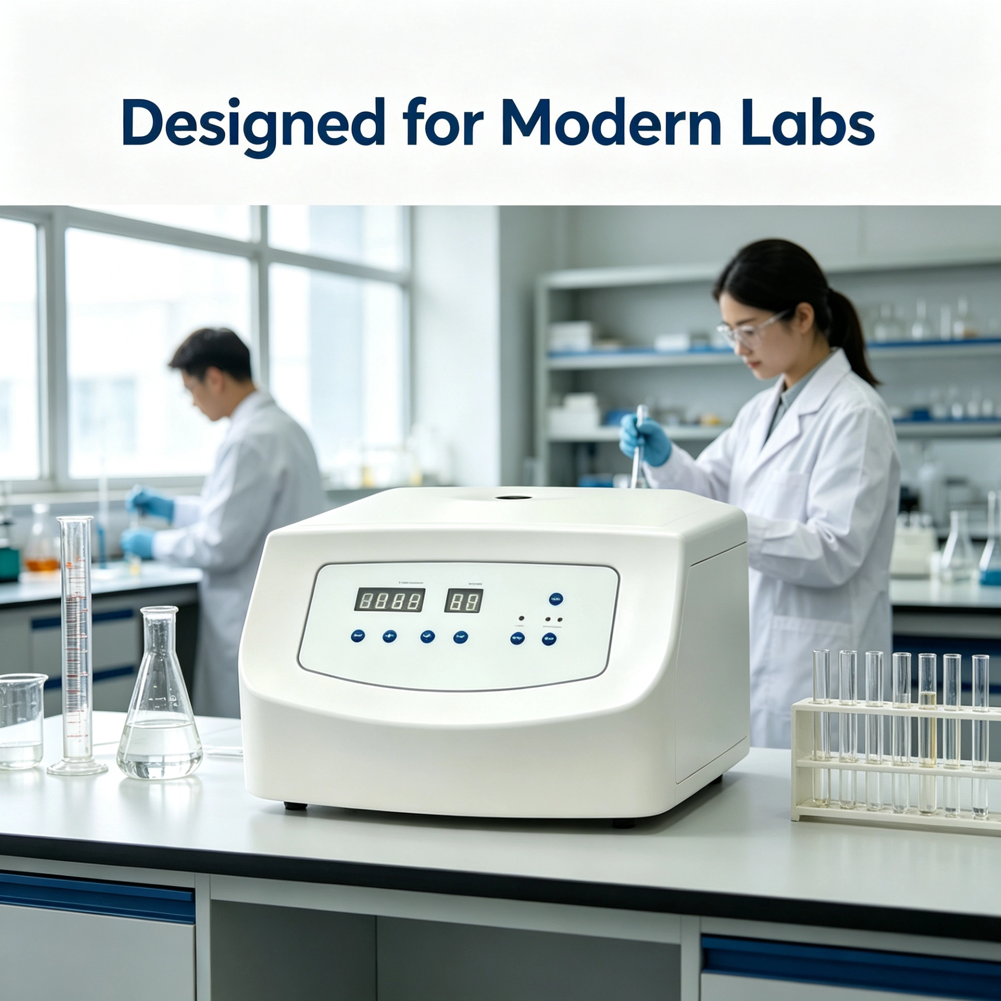 2-4N Low Speed Laboratory Centrifuge 6000rpm Compact Benchtop Model New Arrival