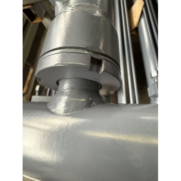 Hard Chrome Plated Steel 2 Stage Telescopic Hydraulic Cylinder Double Acting