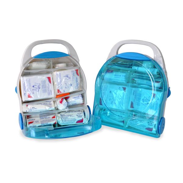 Survival Home Workplace First Aid Kit Supply List Plastic Hanging On The Wall