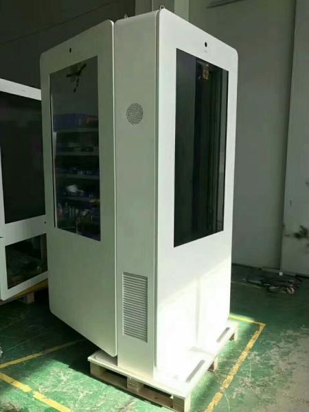 High Brightness Outdoor Digital Signage Floor Standing Lcd Display For Bus Station