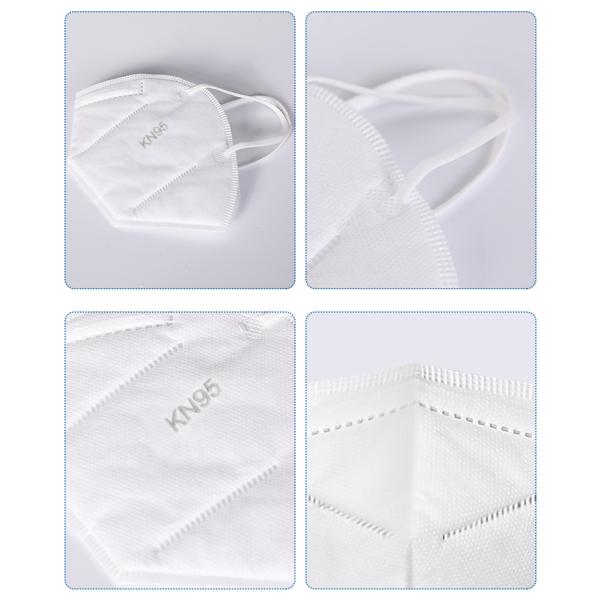 FDA KN95 Mask Infection Protective Bacterial Haze FFP2 5 Layer Dustproof Non-Woven Fabrics