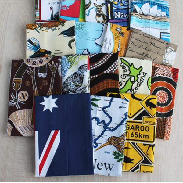 Silk Screen Printing Kitchen Tea Towels Illustration Design For Afternoon Tea