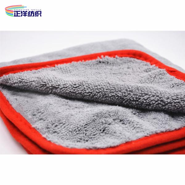 400GSM Washable Cleaning Cloths Large Size 40X60CM Grey Microfiber Cleaning Cloth