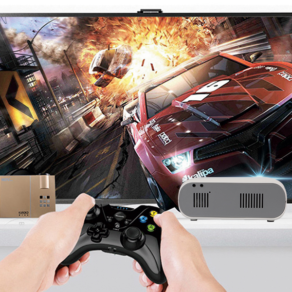 60W 1080p LED Video Projector Multiple Interfaces 55 DB